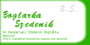 boglarka szedenik business card
